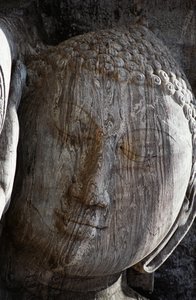 Sri Lanka, Polonnaruwa ősi városa, Gal Vihara, fekvő Buddha szobor alkotó: Unbekannt Unbekannt