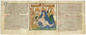 Canon-asztal siralommal alkotó: Lienhart Ysenhut