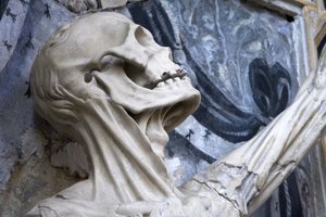 Flayed, vagy a csontváz, részlet alkotó: Ligier Richier
