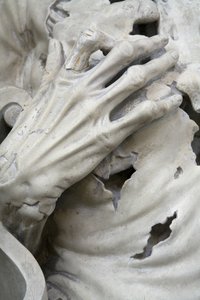 Flayed, vagy The Skeleton, részlet alkotó: Ligier Richier