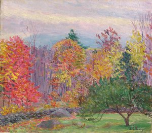 Tájkép Hancockban, New Hampshire, 1923. október (olaj, vászon)