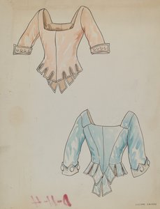 Szatén Bodice, c. 1938. alkotó: Lillian Causey