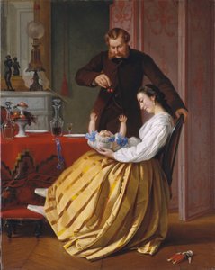 Beszélgetési darab, 1851-52 körül (olaj, vászon)