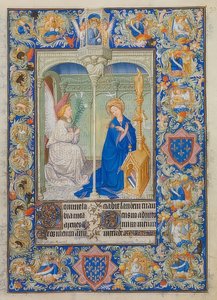 Bogyó hercegének órakönyve. Angyali Üdvözlet. 1405-08 / 09