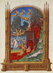 A megtisztított lelkek a purgatóriumban A Duc de Berry nagyon gazdag órái