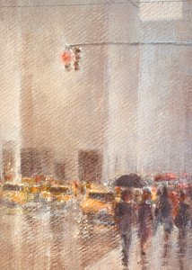 Esős New York alkotó: Lincoln Seligman