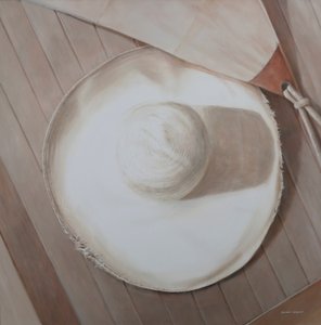 Utazó kalap, 2012 (akril, vászon) alkotó: Lincoln Seligman