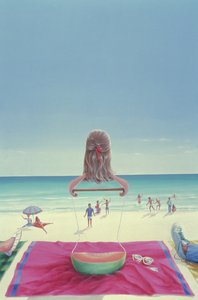 Wrigley Gum Girl I (akril, vászon)