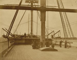 A HMS "Impregnable" fedélzete, 1852-1854 (fotó) alkotó: Linnaeus Tripe