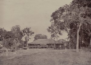 Rangoon: Mission House at Kemindine alkotó: Linnaeus Tripe