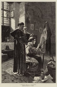 Privát kilátás egy kolostorban alkotó: Lionel Charles Henley