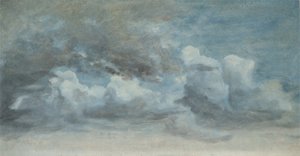 Cloud Study, 1849-55 körül (olaj, papír a táblán)