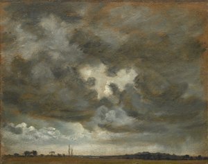Felhőtanulmány, 1850 körül alkotó: Lionel Constable