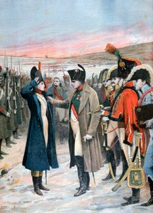 Napóleon bemutatja Marie Schellinck női tisztnek a Honneur légiót, 1808 1894