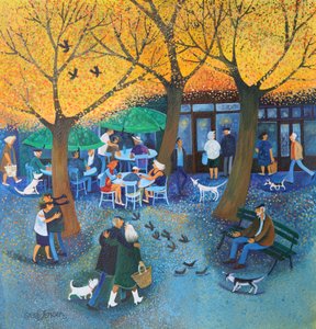 Apero Time 2016 (akrilfesték papíron) alkotó: Lisa Graa Jensen