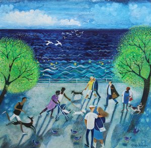By the Sea, 2021, (akril papíron)