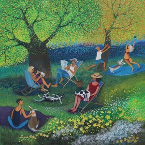 Lady in Pink, 2015 (akril, papír) alkotó: Lisa Graa Jensen