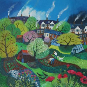 Veggie Patch, 2015, (akril tinták papíron)