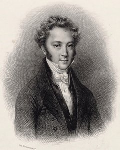 Ignaz Moscheles zongoraművész és zeneszerző portréja 1794-1870 , c. 1830. alkotó: Lithographie Formentin et C..