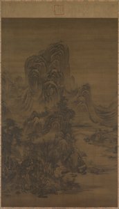 Táj Juran stílusában, 1368-1644. alkotó: Liu Du