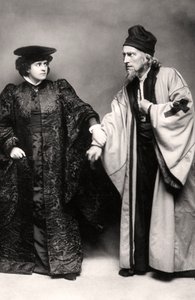 Gertrude Elliott és Johnston Forbes-Robertson A velencei kereskedőben, a XX. század elején.