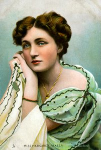 Margaret Fraser, színésznő, 1906.