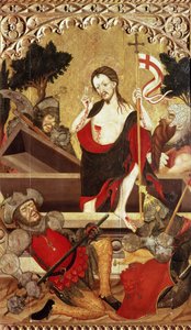 A feltámadás (tempera a panelen)