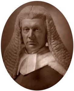 Hon Sir Joseph William Chitty, a Legfelsőbb Bíróság bírája, 1883. alkotó: Lock and Whitfield