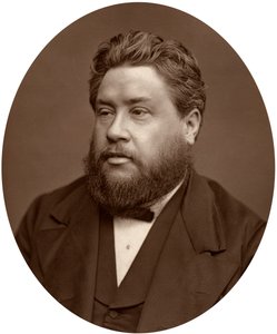 Charles Haddon Spurgeon tiszteletes, a Metropolitan Tabernákulum lelkésze, 1880. alkotó: Lock and Whitfield