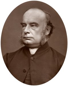 Jobbra William Connor Magee tiszteletes, DD, Peterborough püspöke, 1877. alkotó: Lock and Whitfield