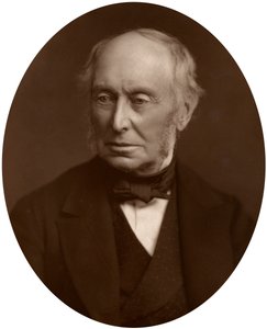 Samuel Morley parlamenti képviselő, iparos és politikus, 1882. alkotó: Lock and Whitfield