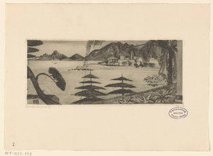 Ajaccio (eredeti cím) alkotó: Lodewijk Schelfhout (signed by artist)
