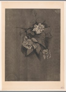 Virágkötészeti rózsákkal Les Roses (eredeti cím) alkotó: Lodewijk Schelfhout (signed by artist)