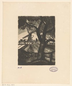 Gyümölcsöskert Le Fruitier (eredeti cím) alkotó: Lodewijk Schelfhout (signed by artist)