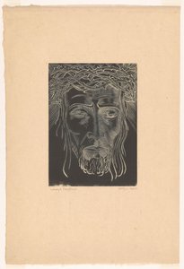 Krisztus töviskoronával alkotó: Lodewijk Schelfhout (signed by artist)