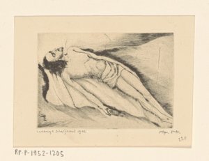 Dode Christus Le Christ mort (eredeti cím) alkotó: Lodewijk Schelfhout (signed by artist)