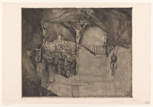 Golgota I (eredeti cím) alkotó: Lodewijk Schelfhout (signed by artist)