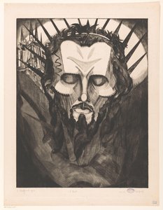 Krisztus feje Tête de Christ I (eredeti cím a tárgyon) alkotó: Lodewijk Schelfhout (signed by artist)