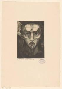 Egy nő feje Tête de femme III (eredeti cím a tárgyon) alkotó: Lodewijk Schelfhout (signed by artist)
