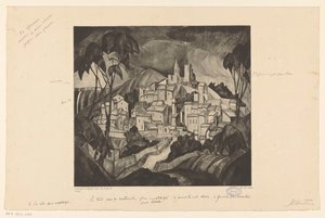 Les Angels II (eredeti cím a tárgyon) alkotó: Lodewijk Schelfhout (signed by artist)