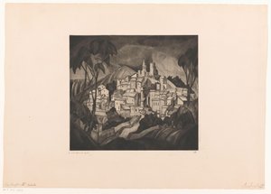Les Angles II (eredeti cím) alkotó: Lodewijk Schelfhout (signed by artist)