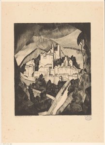 Les Angles I (eredeti cím az objektumon) alkotó: Lodewijk Schelfhout (signed by artist)