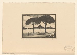 Twee fiú A két fa (eredeti cím) alkotó: Lodewijk Schelfhout (signed by artist)