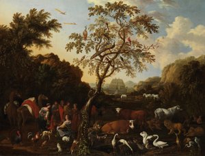 A bárka, kb. 1700. alkotó: Lodewyk Tieling