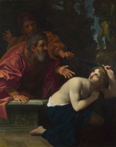 Susannah and the Elders, 1616 alkotó: Lodovico Carracci