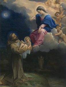 Szent Ferenc látomása, 1602 körül alkotó: Lodovico Carracci