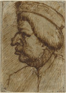 Egy férfi profilja alkotó: Lombard 16th Century