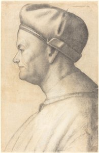 Egy férfi profilja alkotó: Lombard 16th Century