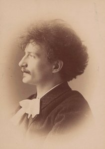 Ignacy Jan Paderewski zeneszerző portréja 1860-1941, 1890. alkotó: London . Photo studio Elliott and