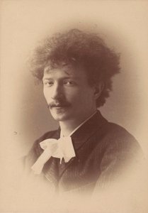 Ignacy Jan Paderewski zeneszerző portréja 1860-1941, 1890. alkotó: London . Photo studio Elliott and
